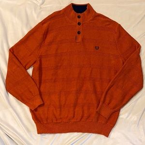 Chaps: orange cardigan